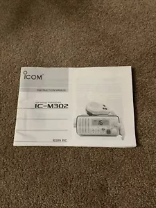 IC-M302 VHF Marine radio Manual - Picture 1 of 4