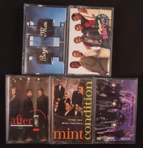 Boys II Men, After 7, Mint Condition, Ruff N Ready, Hi-Five, Cassette Tape Lot - Picture 1 of 17