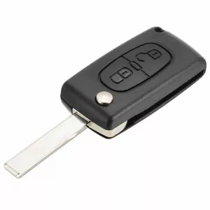 Remote 2 Buttons Folding Flip Key Fob Case Shell Fit Citroen C2 C3 C4 Picasso C8 - Bild 1 von 9