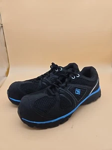 Terra Pacer Composite Toe Safety Shoes, Men's US 7.5M Black Blue NWOT - Picture 1 of 8
