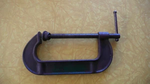 Vintage 6" C Clamp Jorgensen USA Made use For Wood Or Metal Total Length 11.5 " - Picture 1 of 3