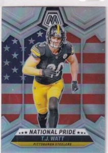 Panini Football NFL Mosaic 2024 No. 266 T.J. Watt Silver Prizm - Bild 1 von 2