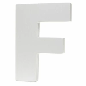 Splosh Wooden Large White Letter F - Picture 1 of 1