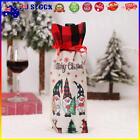 Faceless Gnome Doll Bottle Bag Champagne Bottle Cover Christmas Ornaments (b) #
