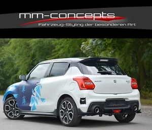 Alerón de techo CUP enfoque NEGRO para Suzuki Swift MK6 Sport extensión accesorio - Imagen 1 de 8