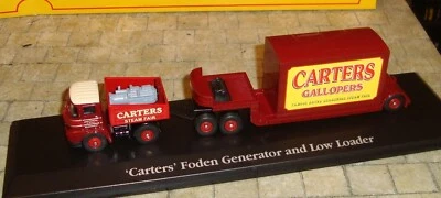 'CARTERS' GALLOPERS FODEN GENERATOR TRUCK & LOW LOADER  - 1:76   GREATEST SHOW - Image 1 of 4