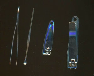 Juego de cortaúñas y pinzas y cutículas de acero inoxidable - Imagen 1 de 1