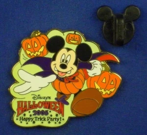 Pin Mickey Mouse Calabazas Vampiro Halloween Happy Trick Party JDS LE OC # 41440 - Imagen 1 de 6