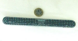 NAIL FILE Large 7'' Inch Black Stud Studs In The Lights Design Claire's Claires - Picture 1 of 3