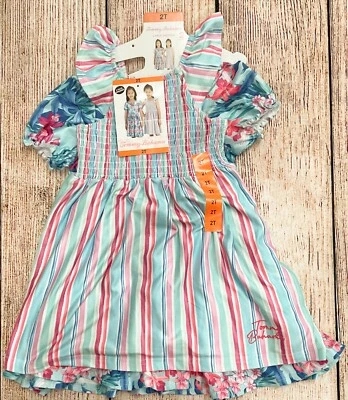 Tommy Bahama Kids' 2-pack Dress 2T Blues Girls New - Image 1 of 4