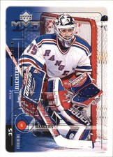 1998-99 Upper Deck MVP Rangers Hockey Card #135 Mike Richter