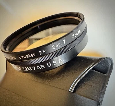 Vintage Spiralite Custom Crostar 2P Series 7 (54mm) &Spiratone 52mm 7 AR Adapter - Image 1 of 4