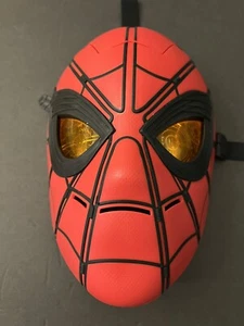 Spiderman Mask Costume Cosplay Marvel Comics Hasbro Light Up Eyes - Picture 1 of 2