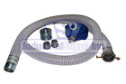 PVC Flexible Clear Suction Hose | 1-1/2" x 20 FT | Conventional Kit | 50 FT Blue