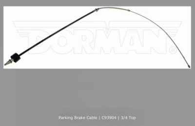 Cable de freno de estacionamiento Dorman C93904 para 88-94 Chevrolet GMC 1500, 2500, 3500 Foto 1 de 4