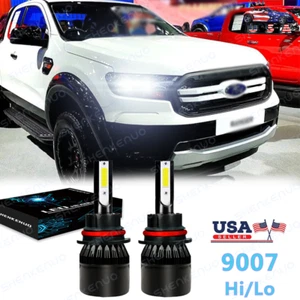 LED Headlight Kit 9007 HB5 6000K White Hi/Lo C9 Bulb for FORD Ranger 1990-2011 - Imagen 1 de 12