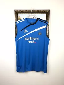 Vintage Adidas Newcastle United Fußball Shirt Weste Fußball Trikot Herren Größe L - Bild 1 von 16