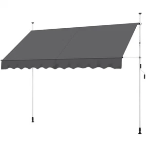 Tenda da Sole per Balcone Esterno a Bracci Estensibili con Manovella Avvolgibile - Foto 1 di 30
