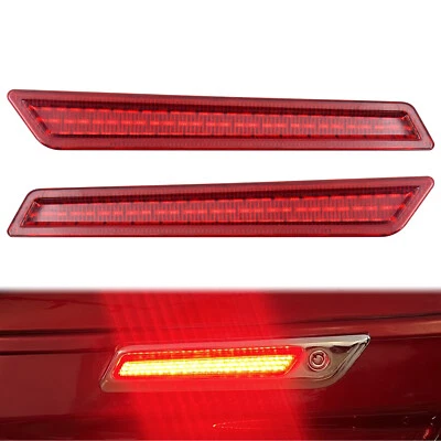 Saddlebag Red LED Latch Lights Fit For Harley Touring Road Street Glide 14-2023 - Imagem 1 de 4