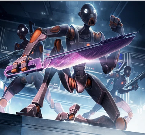 Star Wars Clone Wars Custom 3.75 Commando Droid Vibroblade (2x) for Hasbro TVC Cover