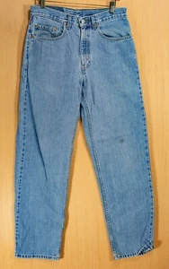 Vtg 90's Levi's 550 Men's Relaxed Fit Tapered Denim Blue Jeans 31x30 Canada - Picture 1 of 7