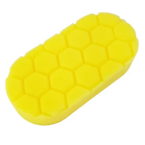 Flexipads Hand-Polierschwamm gelb hart Polierpad Applikator Schaum Pad - Bild 1 von 2