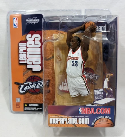 McFarlane NBA Series 5 Lebron James Cleveland Cavaliers 2003-04 Debut Figure New Cover