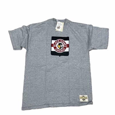 Xl Chicago Blackhawks Retro Brand Charcoal Retro Vintage Logo Crew T-Shirt - Image 1 of 4