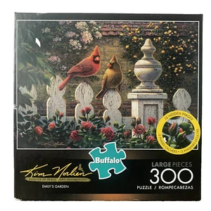 Emily’s Garden -Buffalo Games- 300 Piece Jigsaw Cardinal Puzzle New & Sealed - Picture 1 of 2