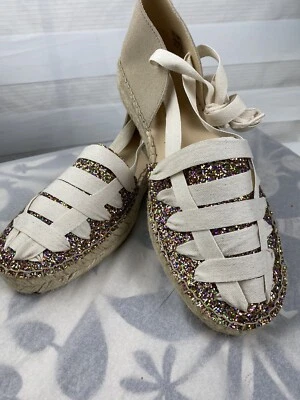 Free People тепла волна надежном сандалии обувь Размер 10 $158 ручной работы Espadrilles новый с ярлыками - Изображение 1 из 4