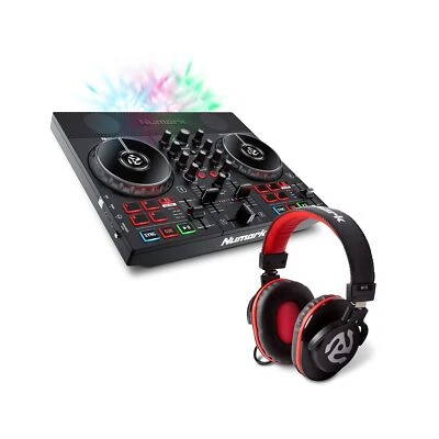 DJ Controller Bundle - DJ Set with Built in Speakers, Party Lights, DJ Mixer,... - Image 1 of 4