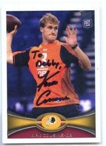 Kirk Cousins signed autographed AUTO 2012 Topps RC card #326 Soccer Falcons - Picture 1 of 1