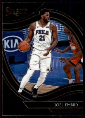 2020-21 Panini Select Courtside Blue Joel Embiid Philadelphia 76ers #216 - Image 1 of 2