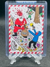 G.A.S. Trading Card Series 2 Johnny Ryan Christmas Auto Candy Cane /25 NTWRK🔥