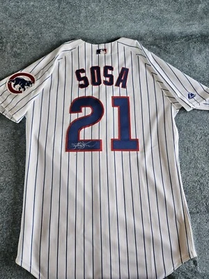 Sammy Sosa Autographed Authentic Chicago Cubs Jersey - Image 1 of 4