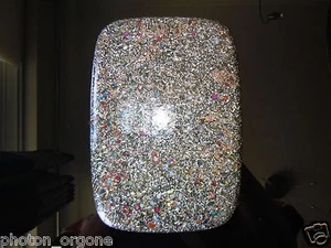Orgone Food/Water Charging Plate/Board 18x26cm Shungite Jade Quartz Apophillite - Picture 1 of 3