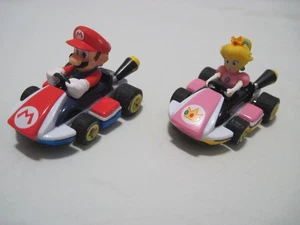 Carrera Go Nintendo Mario Kart Mario And Peach 1/43 Slot Cars Tested - Picture 1 of 15