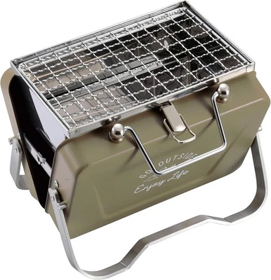 Captain Stag UG-79 Barbecue Stove Grill V-Shaped Tabletop Grill B6 Type NEW - Image 1 of 4