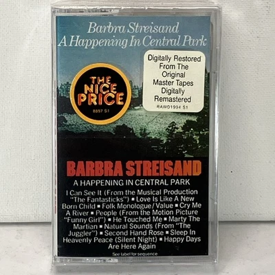 Barbra Streisand: A Happening In Central Park Cassette Tape Album New & Sealed - Image 1 of 4