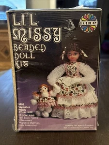 Li'l Missy Beaded Doll Kit #13409 Playmates USA New/Sealed - Imagen 1 de 9
