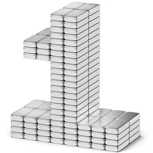 150 Pack Bar Magnets, Small Strong Magnets Heavy Duty, Neodymium Magnets Rare... - Picture 1 of 6