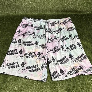 Mens Mad Engine Disney Mickey Multi Color Pajama Lounge Shorts Sz Med 32-34 - Picture 1 of 4
