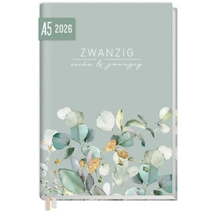 Chäff-Timer Classic 2026 / A5 / Minty Leaves / Häfft-Verlag - Bild 1 von 7