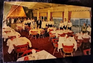 Boca Raton FL Ocean Hearth Restaurant Jumbo PICTORIAL BUSINESS CARD PHOTO RPPC - Picture 1 of 6