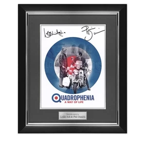 Póster Quadrophenia firmado por Phil Daniels y Leslie Ash. Marco Deluxe - Imagen 1 de 5