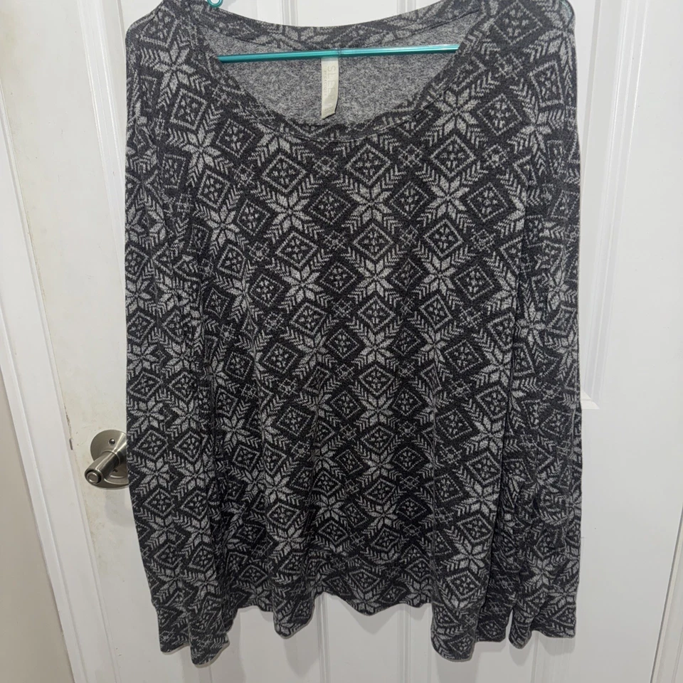 Camisa Sleep Lounge By Lane Bryant 22/24 com bolsos - Imagem 1 de 4