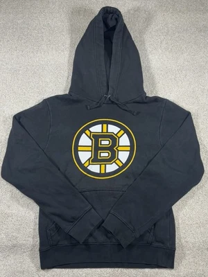 Fanatics Mens Large Boston Bruins NHL Pullover Hoodie Sweatshirt Medium Black - Image 1 of 4