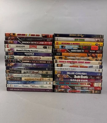 Lot of 32 Comedy Mostly Tyler Perry DVDs Movies - Image 1 of 3