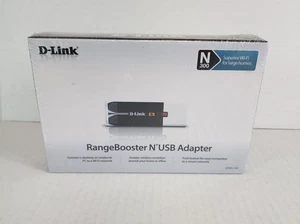 D-Link RangeBooster Wireless N USB Adapter DWA-140 Wireless N-300 versiegelt NEU - Bild 1 von 6