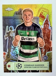 Conrad Harder 2024-25 Topps Cromo UEFA UCC Destino Final Oro RC #/50 SP - Imagen 1 de 2